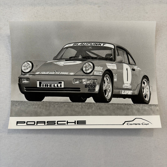 Vintage Porsche 911 Carrera Cup Racing Car Factory Press Photo Photograph Print
