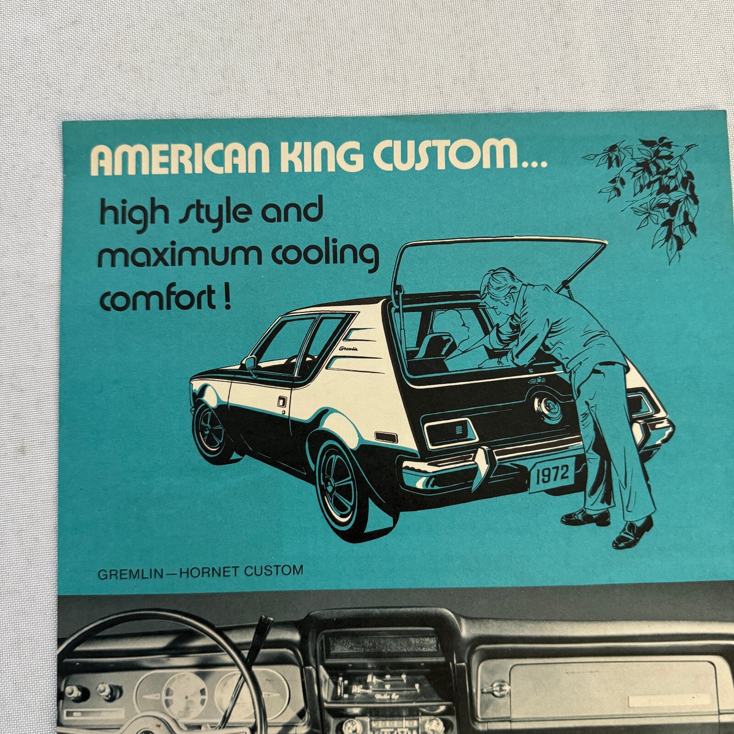 AMC American King Custom Air Conditioner Brochure Gremlin Matador Javelin