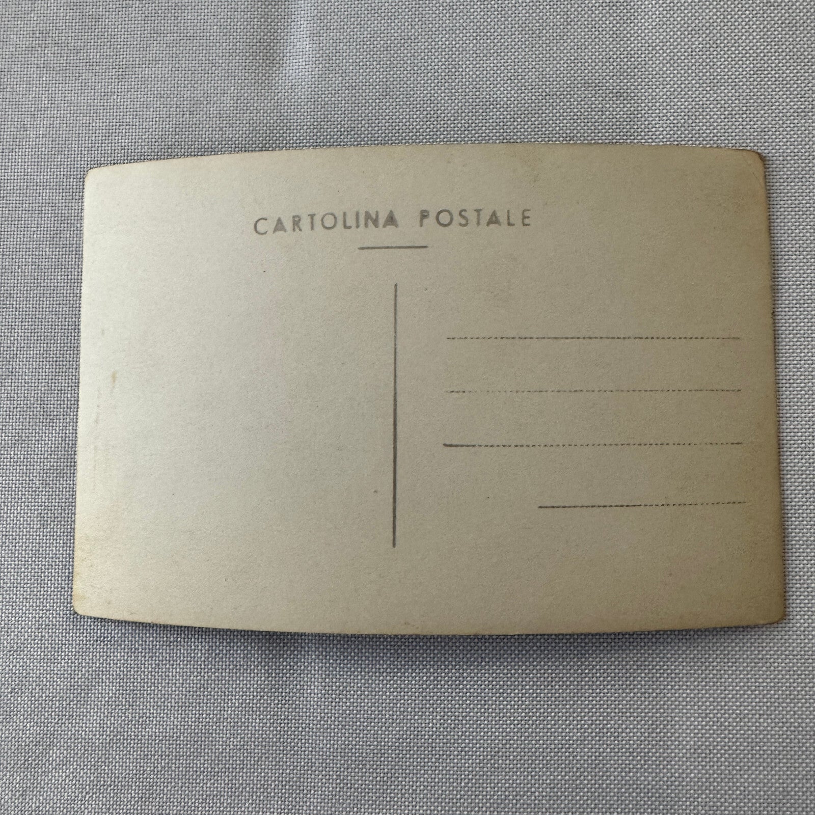 Vintage Italian Automobile Real Photo Postcard Post Card RPPC Men in Car