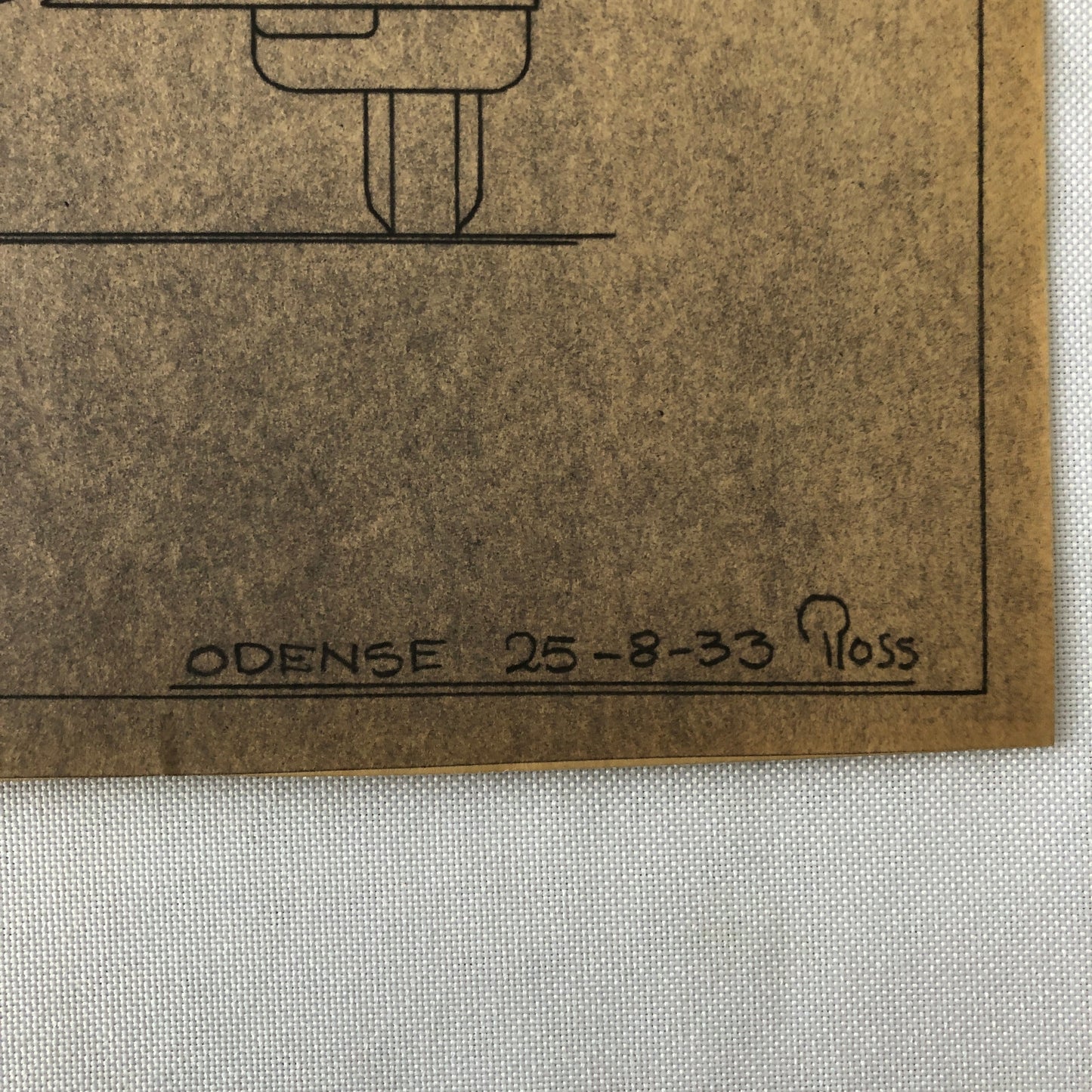 1933 Coachbuilder Car Design Blueprint Rendering Blue Print Coupe Body Style 