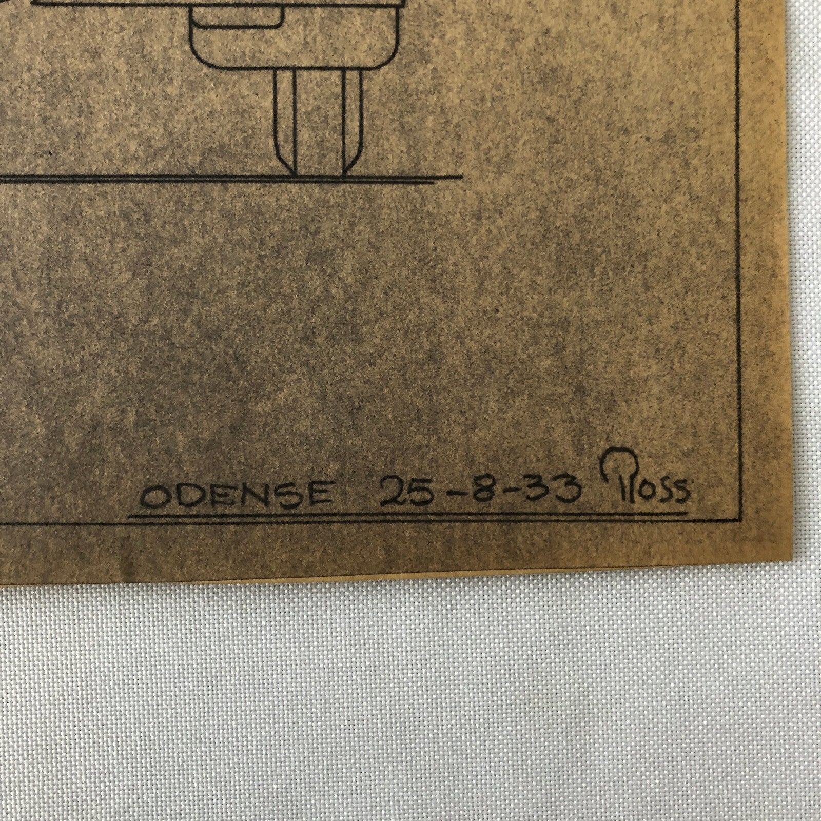 1933 Coachbuilder Car Design Blueprint Rendering Blue Print Coupe Body Style 