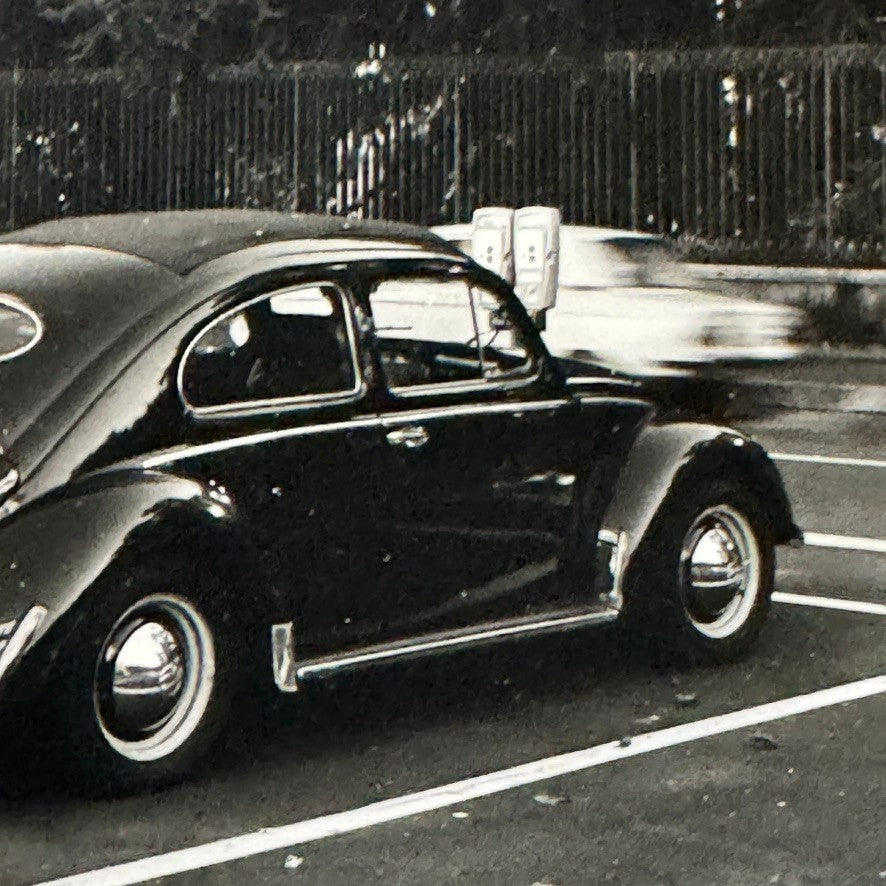 Vintage Volkswagen Beetle Car Photo Photograph Print German