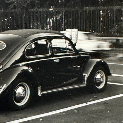 Vintage Volkswagen Beetle Car Photo Photograph Print German