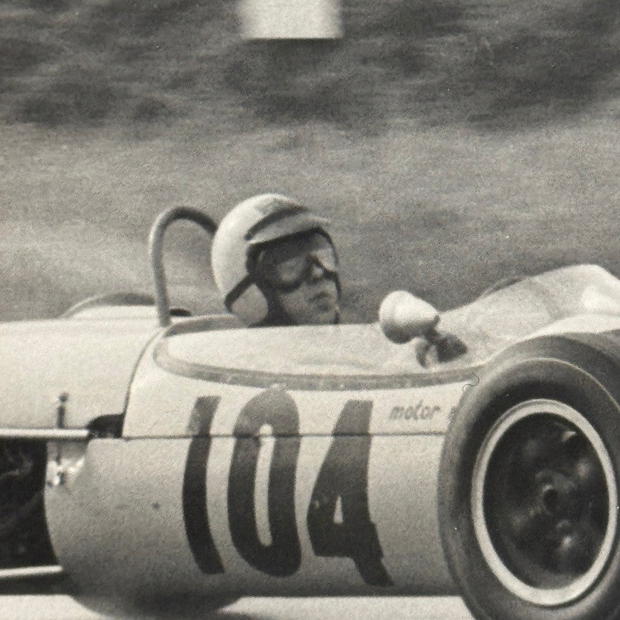 Vintage Racing Photo Photograph F3 Hans Stiller Brabham Repco 1966 Clubmans