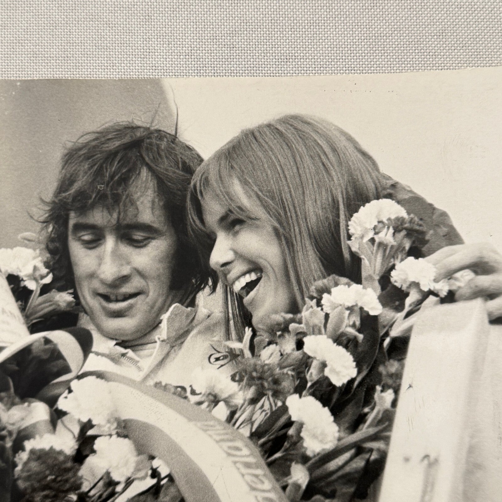 Jackie Stewart Racing Driver 1969 Dutch Grand Prix Photo Photograph Vintage