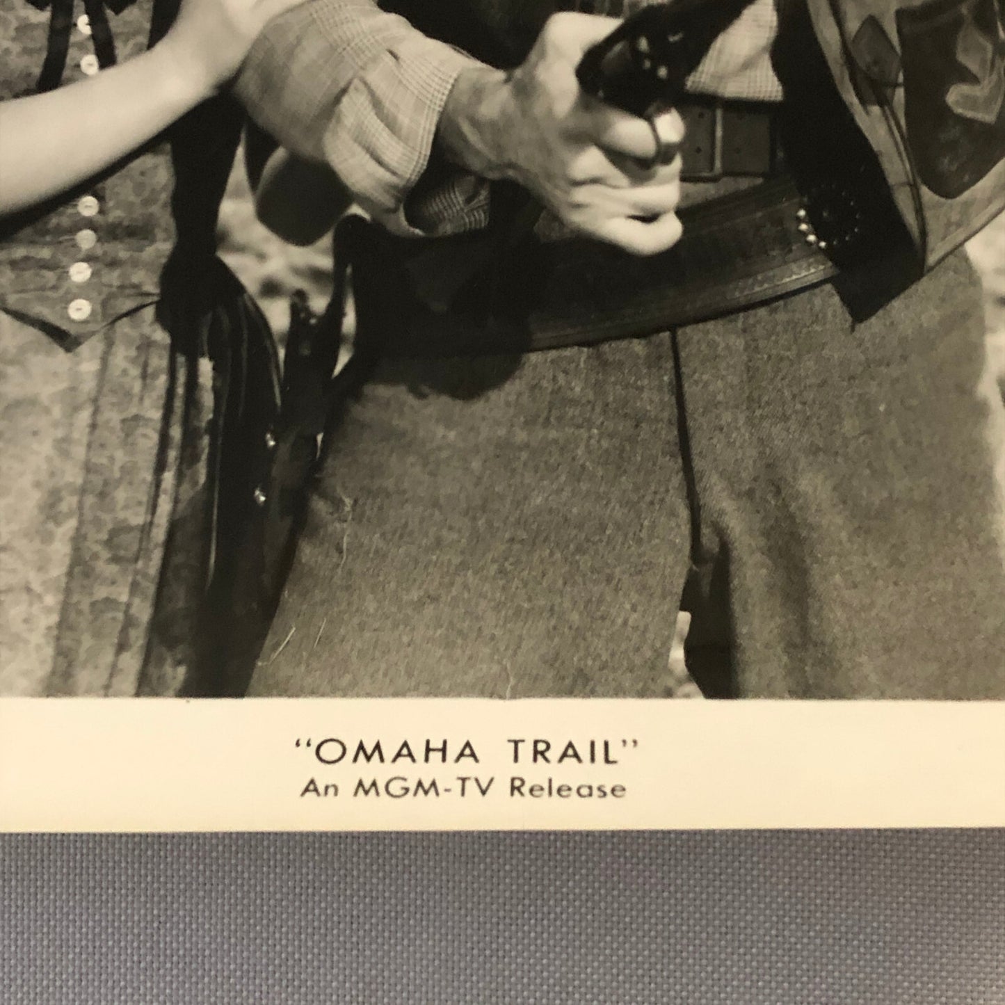 Omaha Trail Movie Film Photo Photograph Print James Craig Pamela Blake Vintage