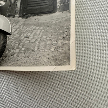 Vintage Scooter Photo Photograph Print Unidentified
