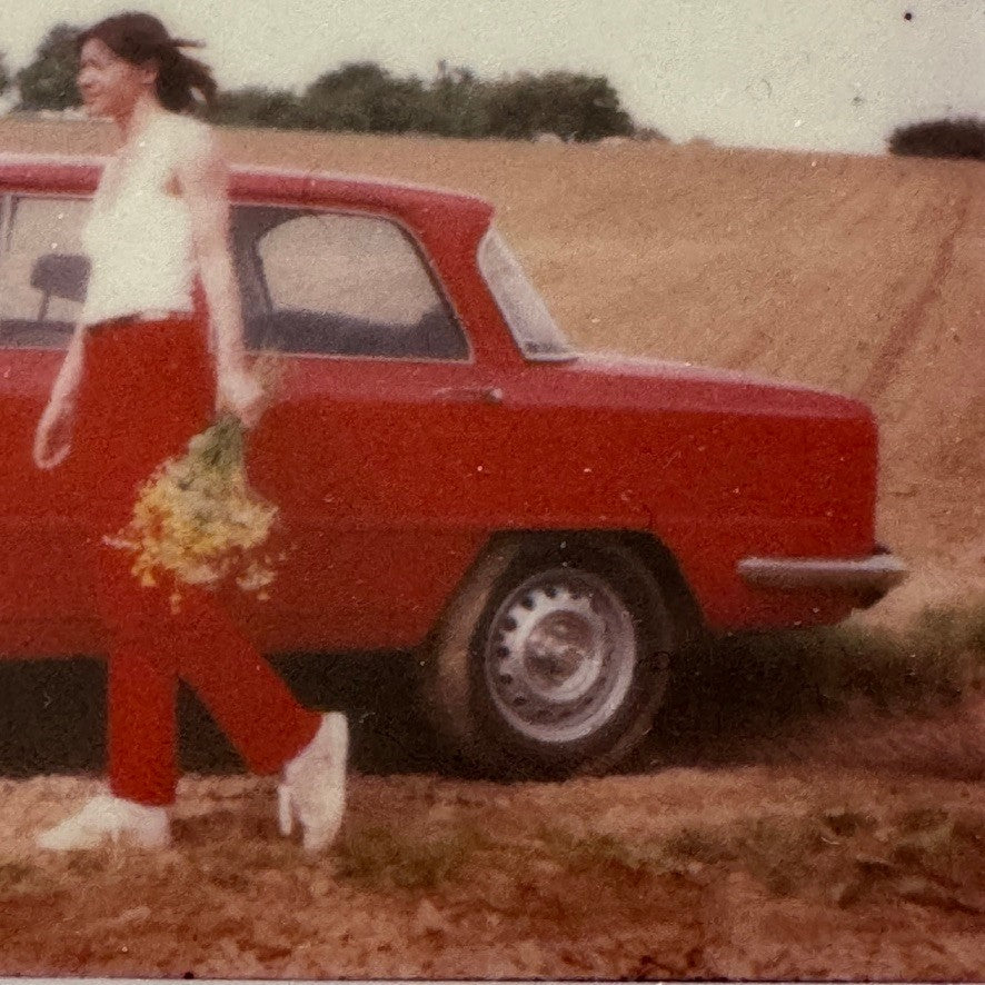 Vintage Alfa Romeo Giulia Sedan Photo Photograph Print Polaroid