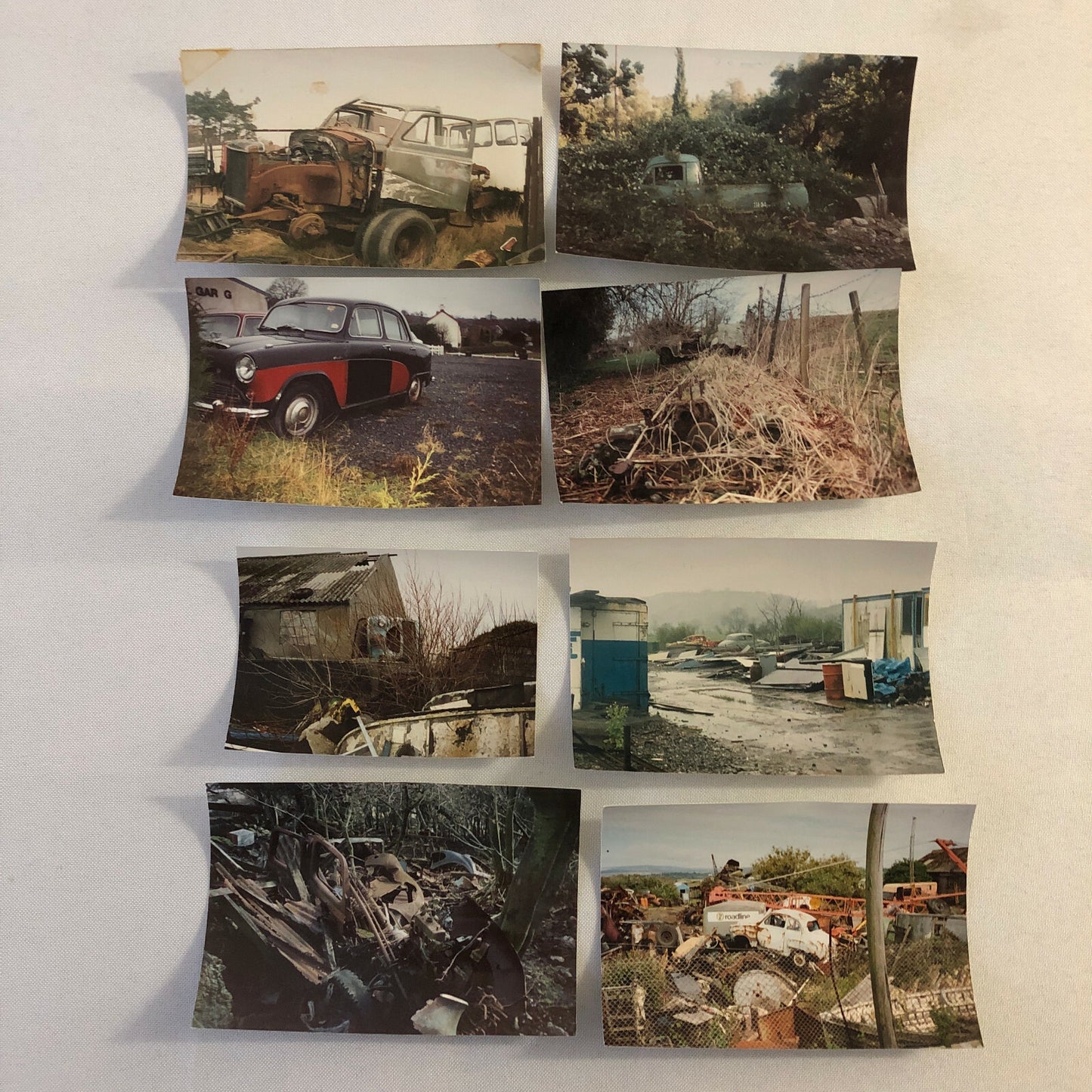 Vintage Austin Barn Find Junk Yard Car Part Photo Photograph Lot of 44