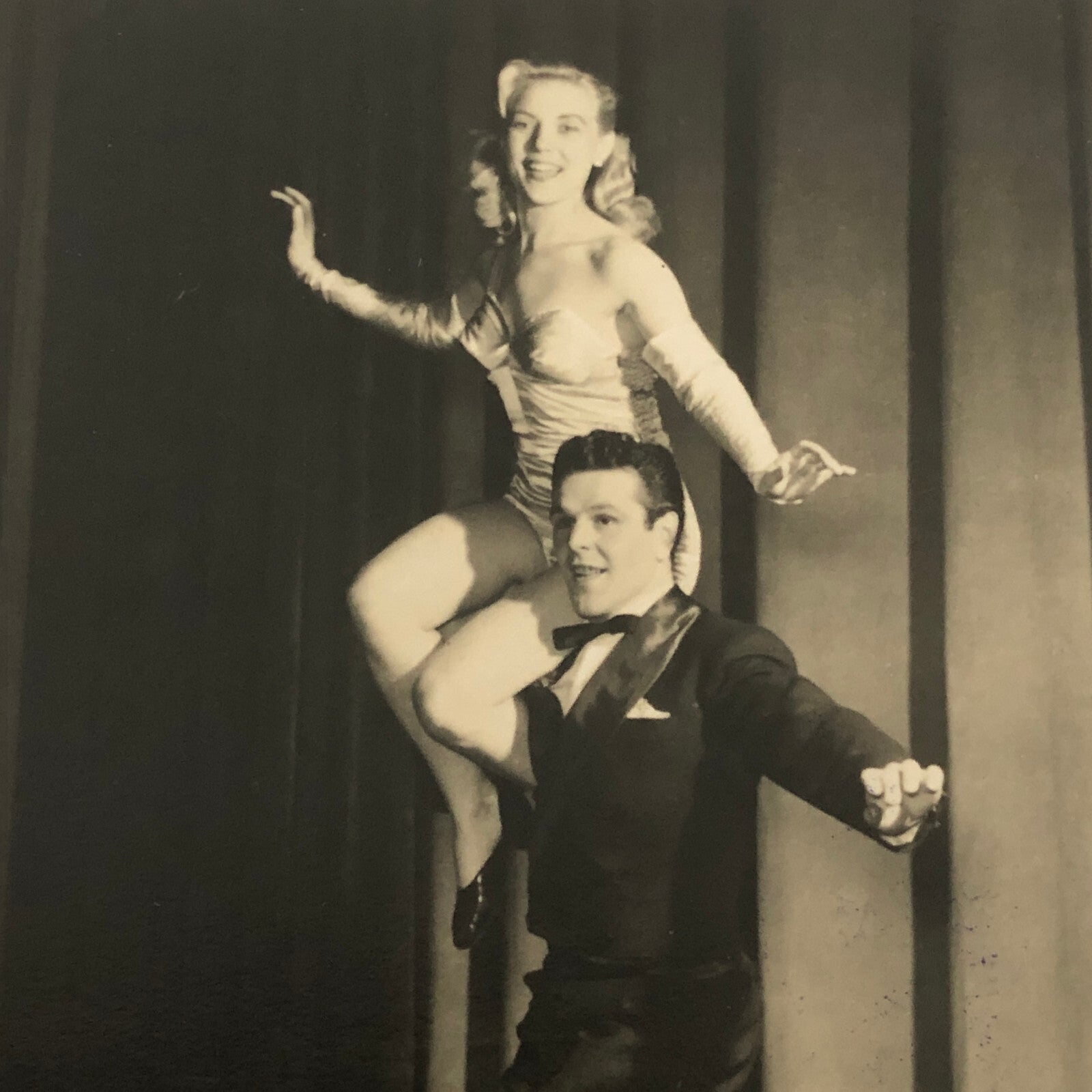 Circus Performer Balancing Act on Unicycle Photo Photograph Renellis