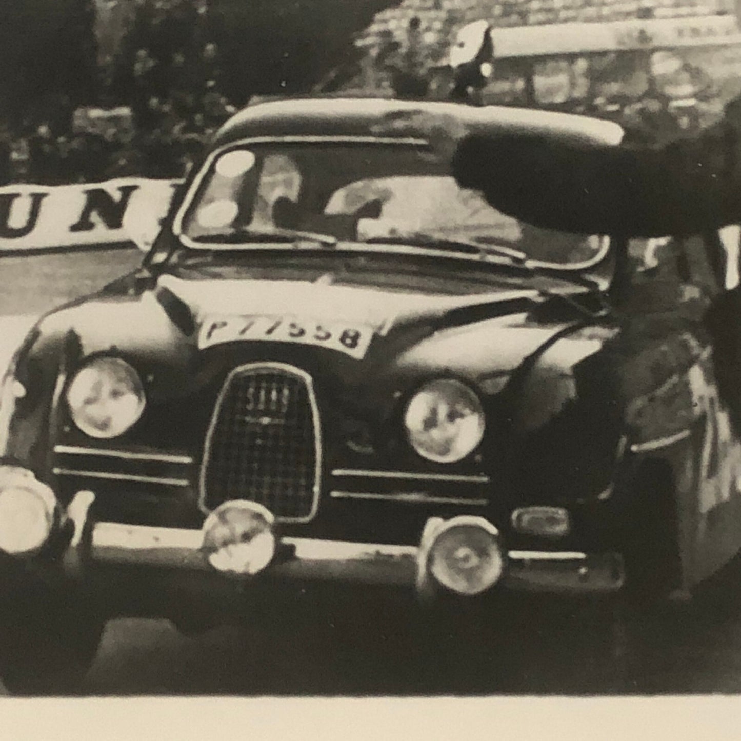 Vintage 1963 Saab Erik Carlsson Rallye Monte Carlo Rally Press Photo Photograph 