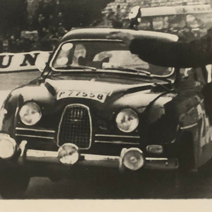 Vintage 1963 Saab Erik Carlsson Rallye Monte Carlo Rally Press Photo Photograph 