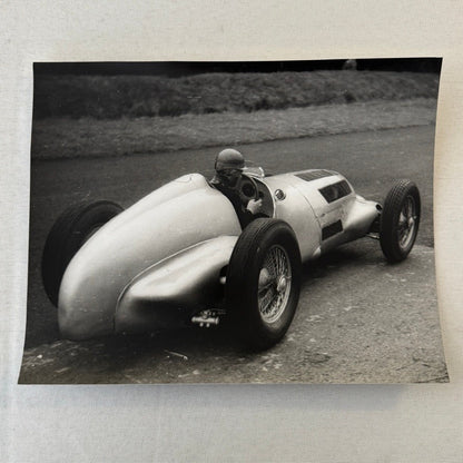 Vintage Racing Photograph Peter Collins 1958 Oulton Park Modern Print