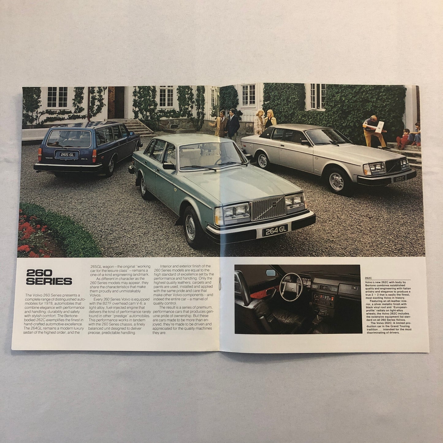 1979 Volvo 240 and 260 Series Sales Brochure Catalog Sedan Station Wagon