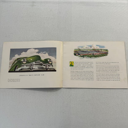 1949 Kaiser Car Sales Brochure Catalog Vintage Virginian Deluxe Special