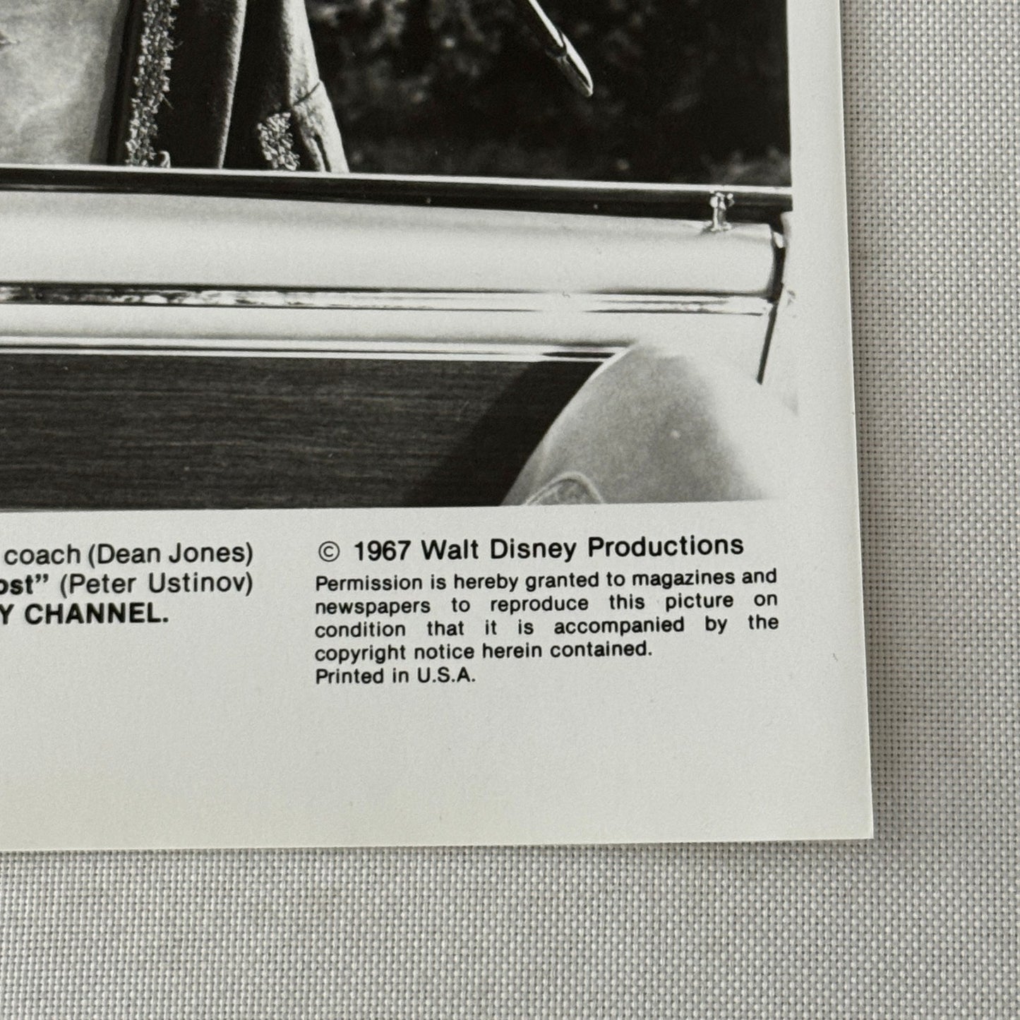 Disney Movie Still Press Photo Photograph Blackbeard's Ghost Vintage