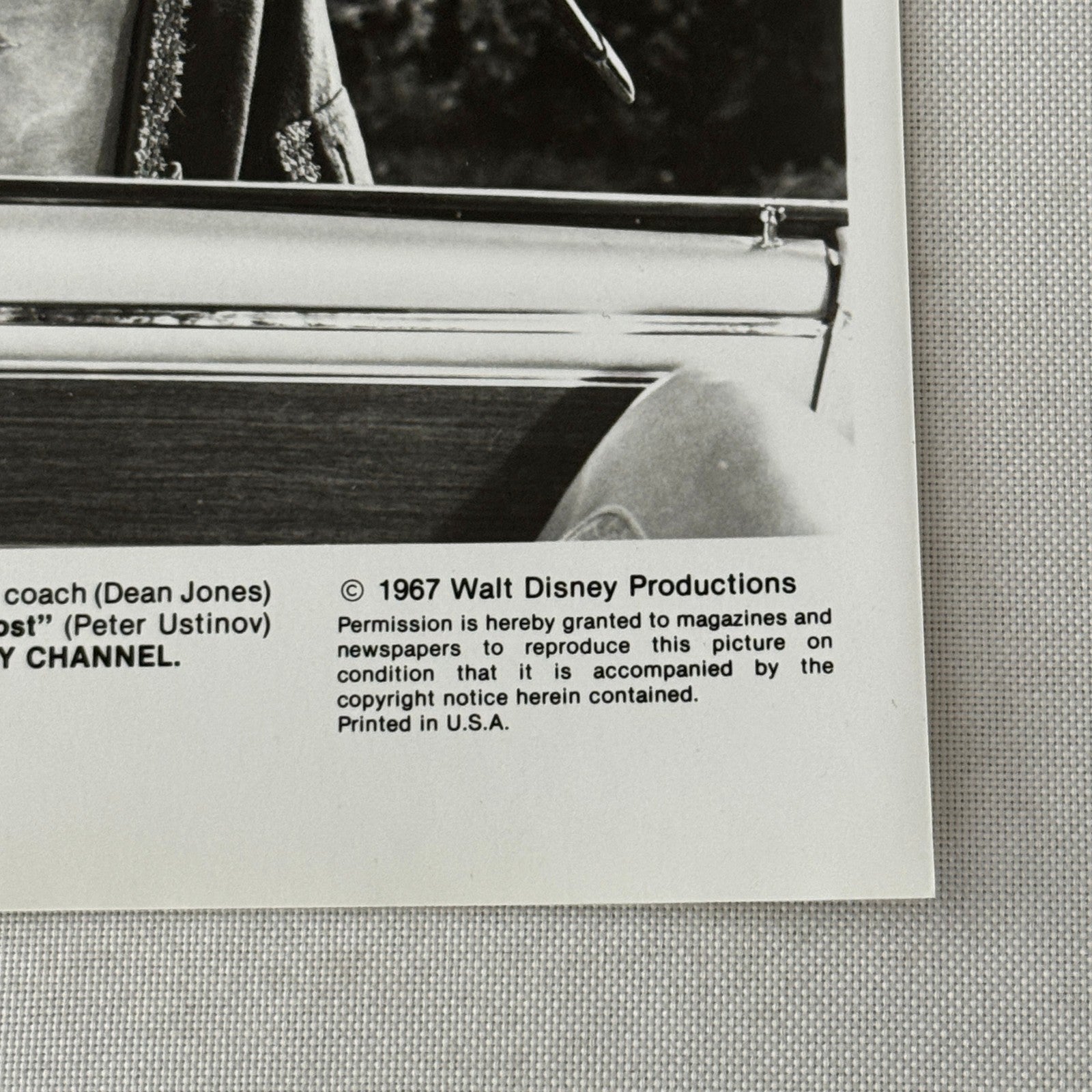 Disney Movie Still Press Photo Photograph Blackbeard's Ghost Vintage