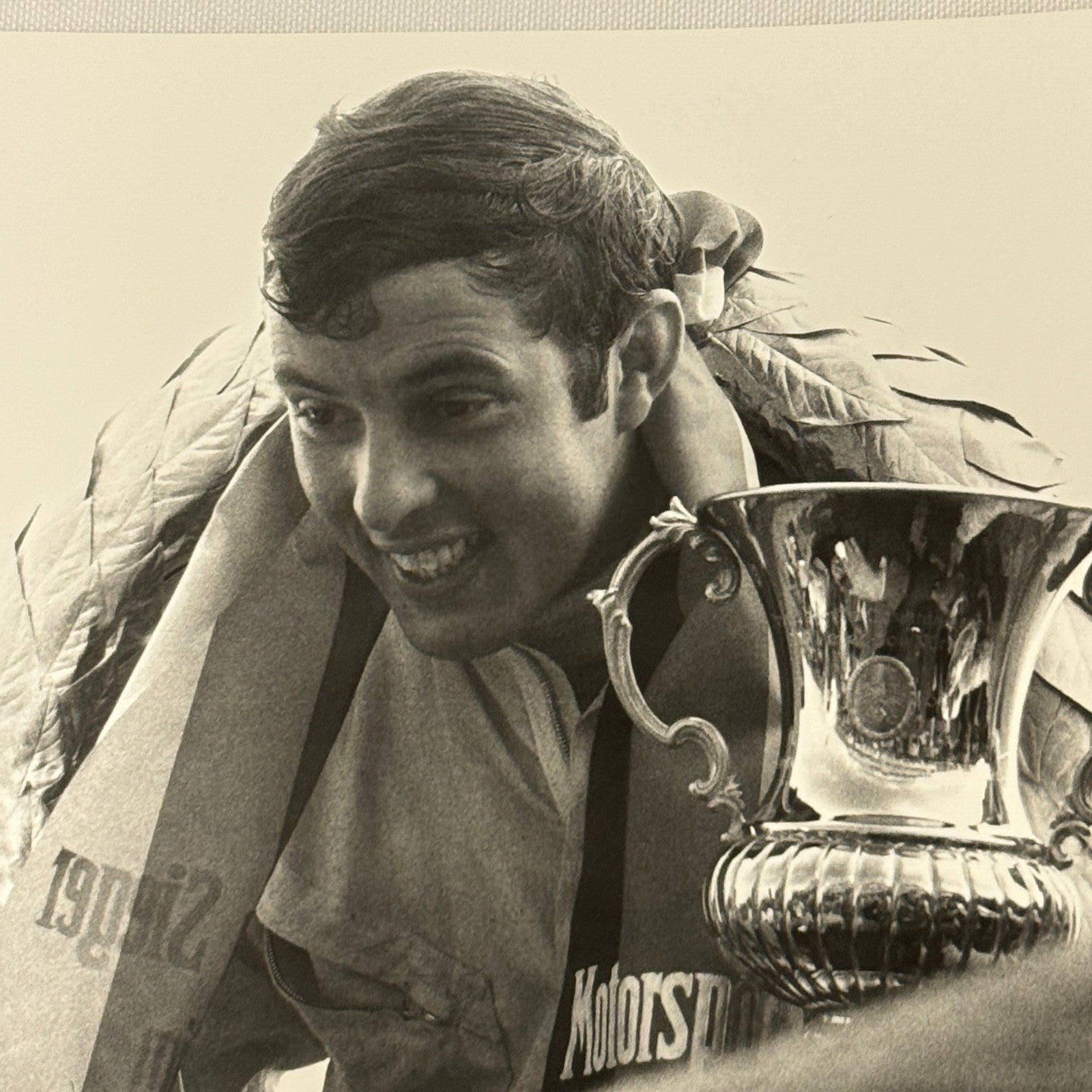 Vintage Racing Photo Brian Redman Driver Motorsport Photograph 1969