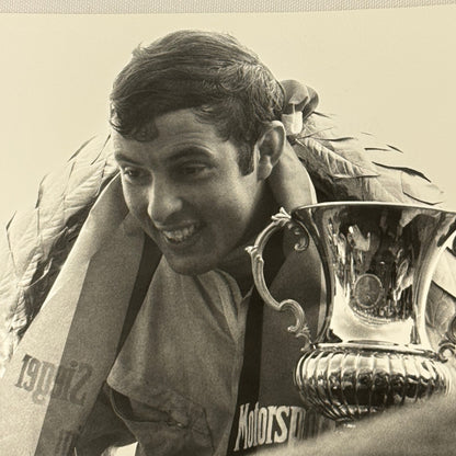 Vintage Racing Photo Brian Redman Driver Motorsport Photograph 1969