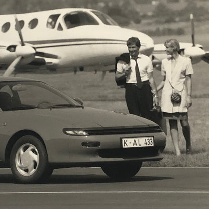 1989 1990 Toyota Celica Car Factory Press Photo Photograph German Text