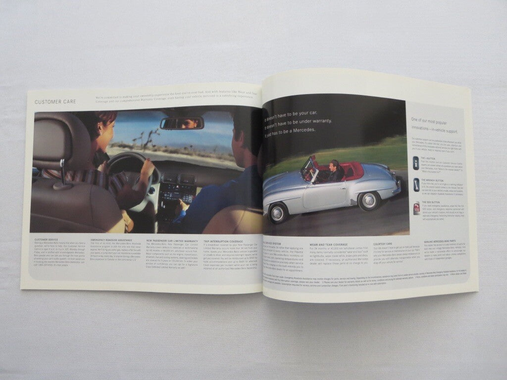 2002 Mercedes S Class Sales Brochure Catalog S430 S500 S55 AMG S600