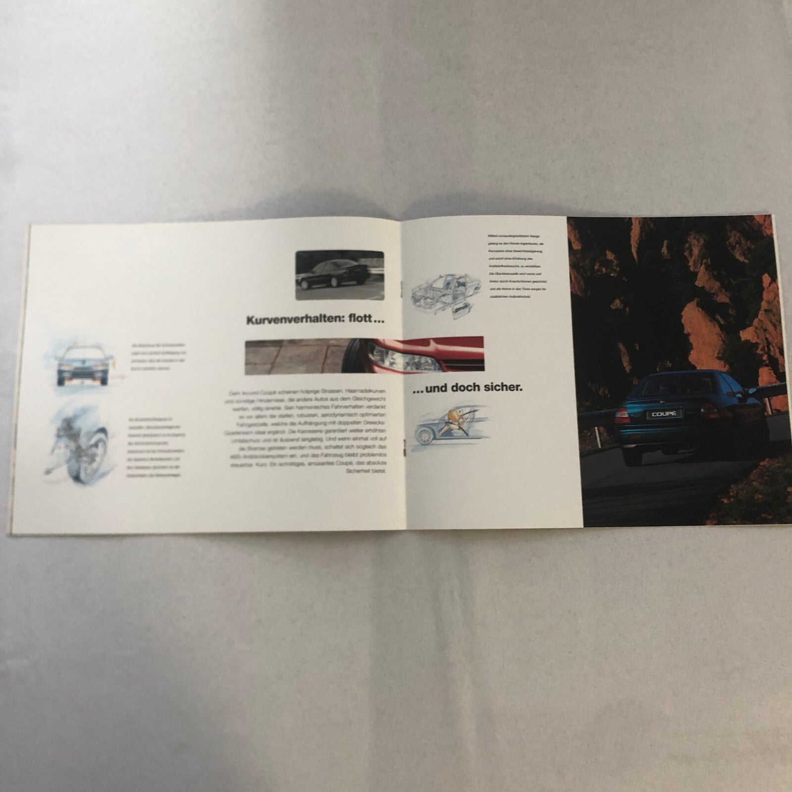 1995 Honda Accord Coupe Car Sales Brochure Catalog Advertising GERMAN European
