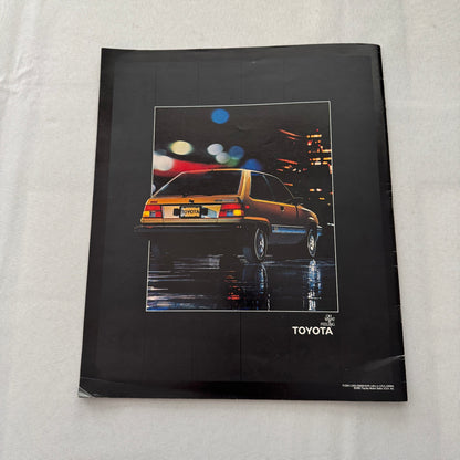 1983 Toyota Tercel Car Sales Brochure Catalog SR5 Wagon Liftback 4WD Vintage