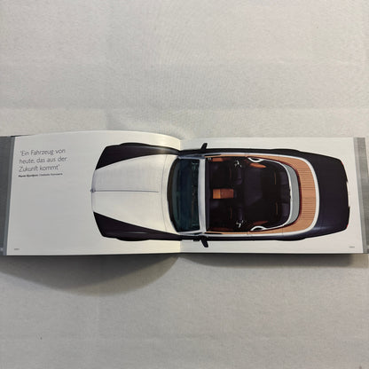 Rolls Royce 100EX Convertible Concept Car Press Kit Photo CD Hardbound German
