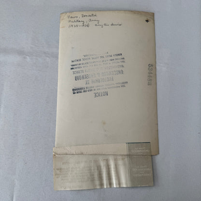 Army Brigadier General Colonel William Mitchell Underwood Press Photo 1926