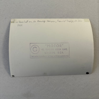 1922 Tourist Trophy TT Race Racing Photo Photograph Vintage Vauxhall Car