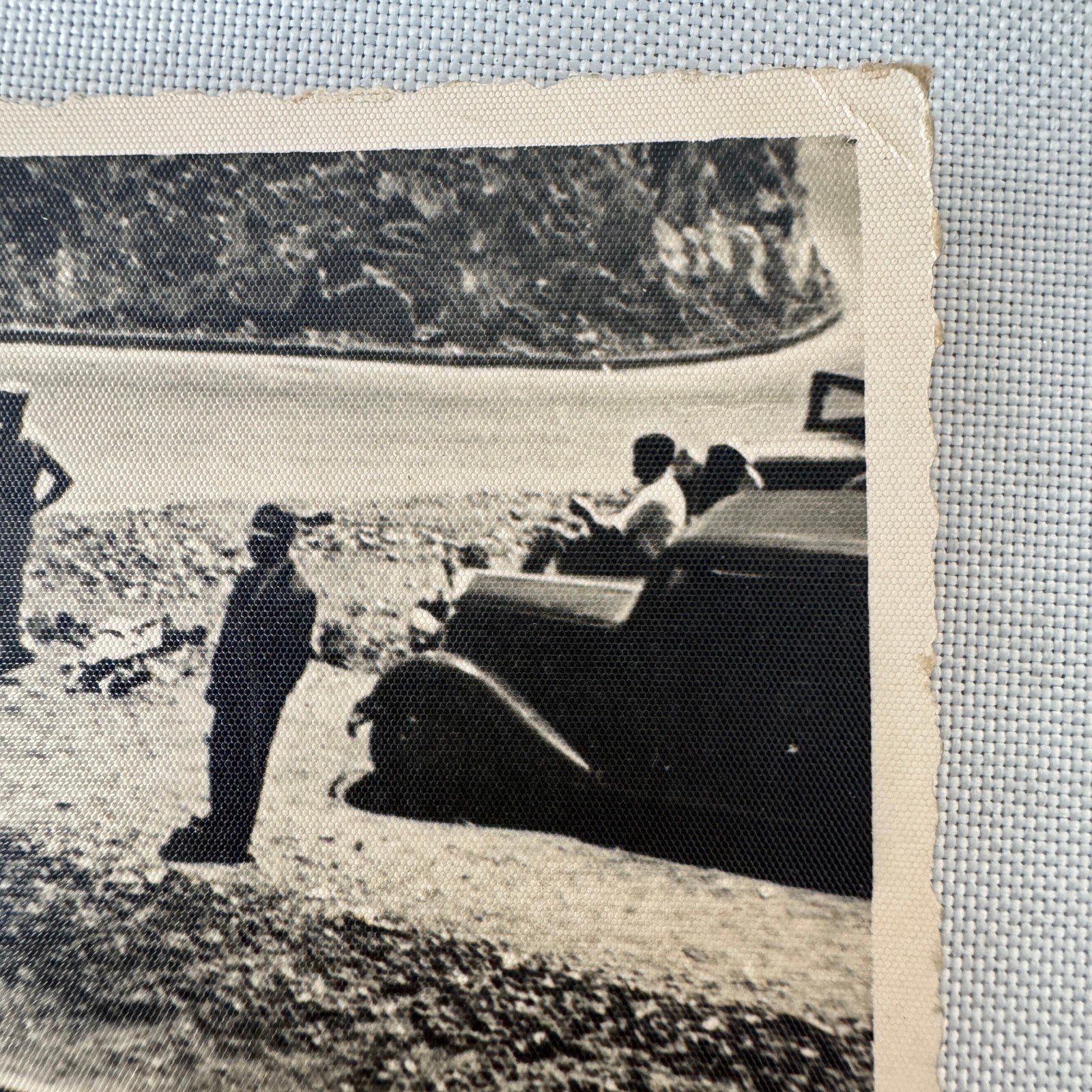 Vintage Real Photo Postcard Post Card RPPC Racing Car Automobile Race Italian