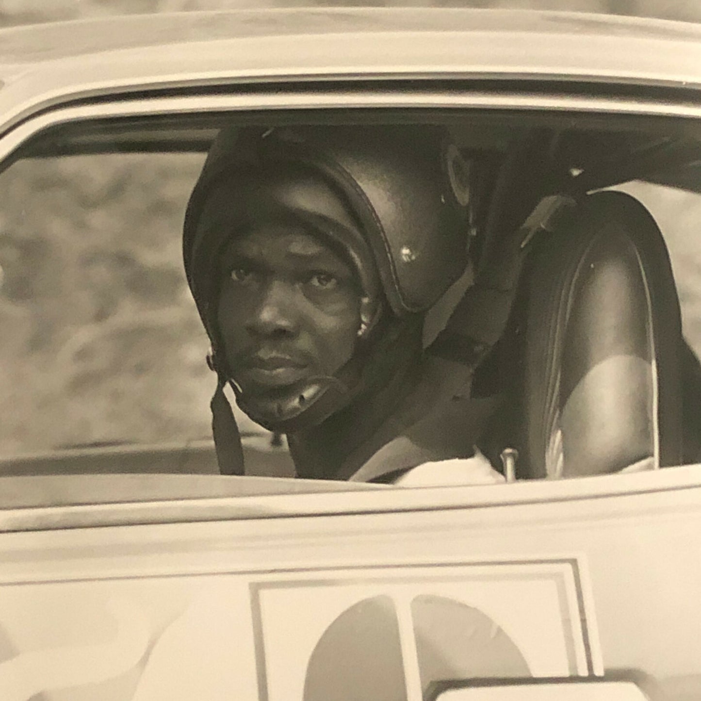Vintage Rally Racing Photo Photograph 1974 Rallye du Bandama Driver