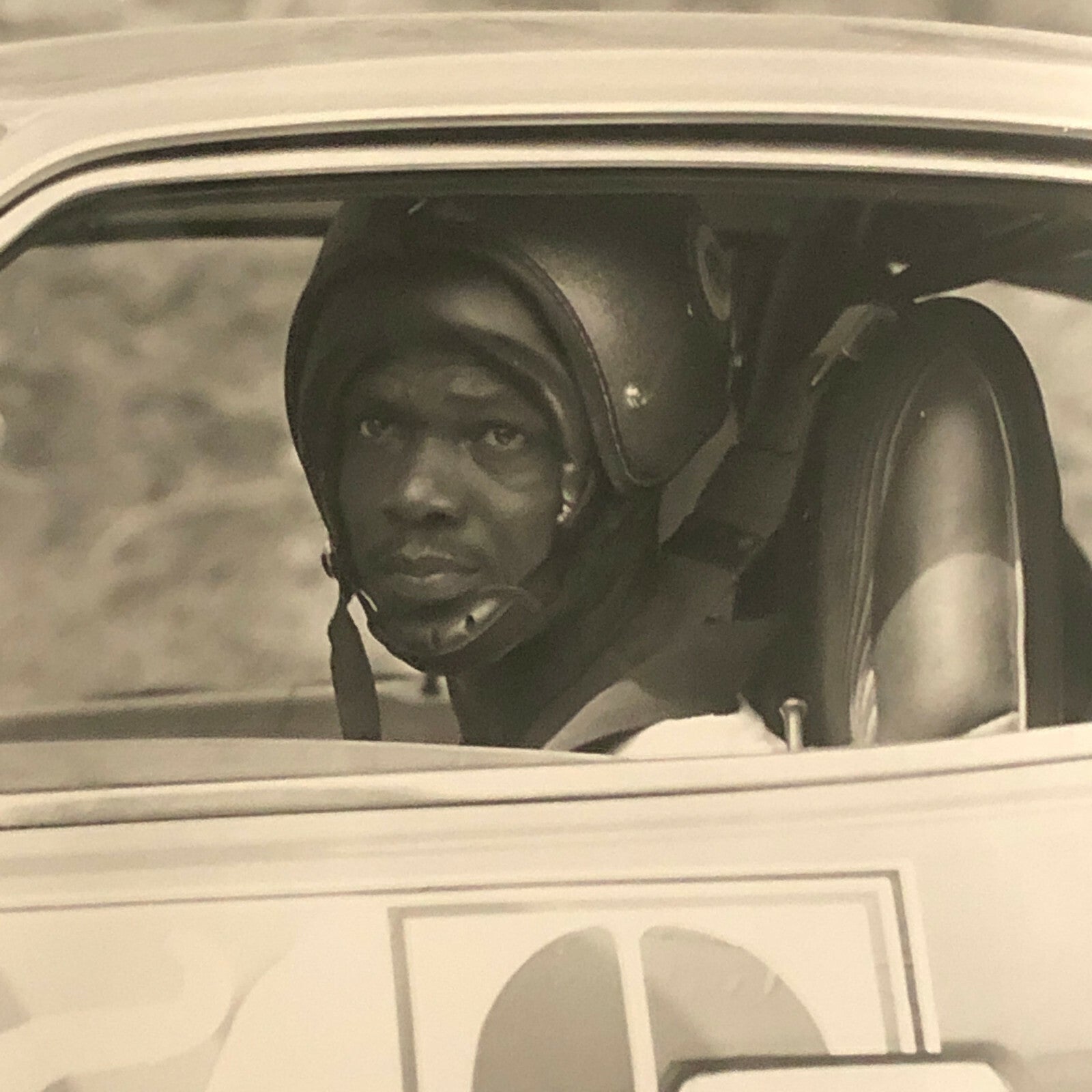 Vintage Rally Racing Photo Photograph 1974 Rallye du Bandama Driver