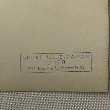 Vintage Motorcycle Sidecar Racing Photo photograph Germany Side Car