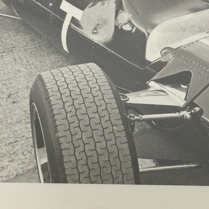 Vintage Racing Photo Oulton Park Gold Cup 1967 Driver and Child Car Motorsport