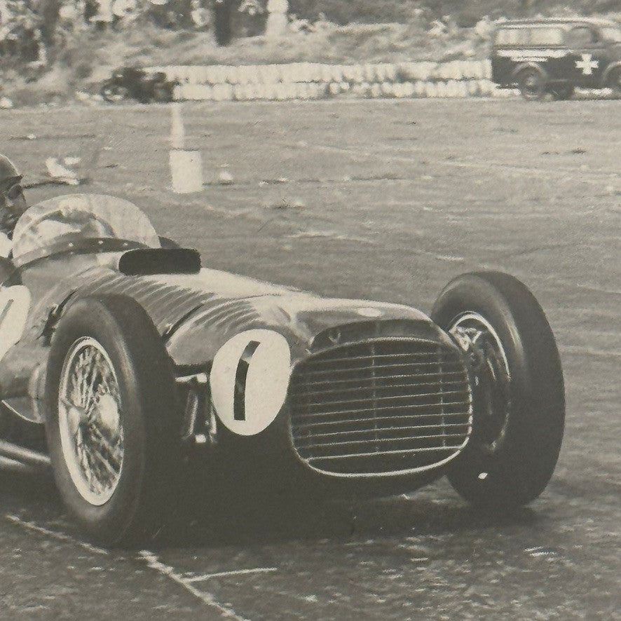 Vintage Racing Photo BRM V16 Car Ken Wharton 1954 Modern Print