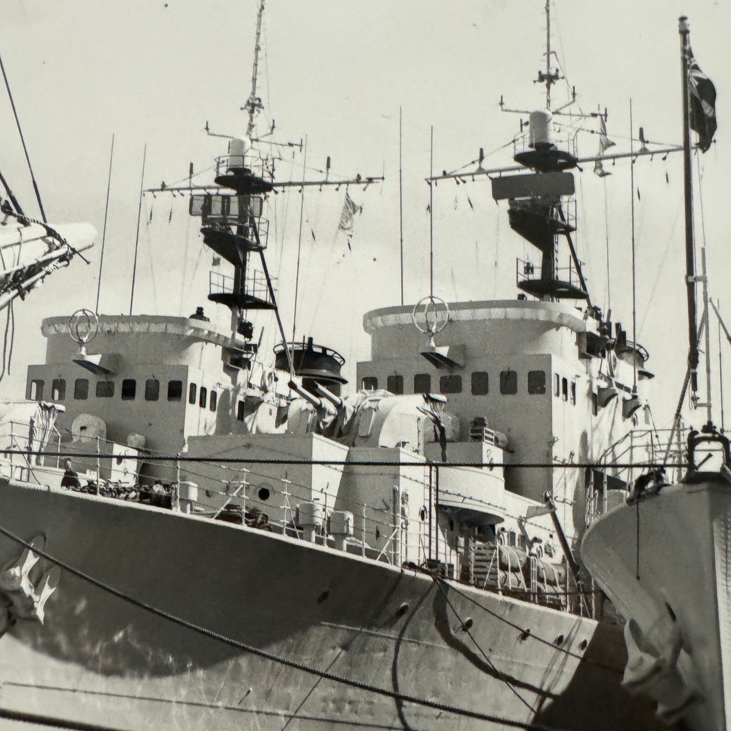 Vintage Military Ship Boat Photo Photograph Royal Canadian Navy