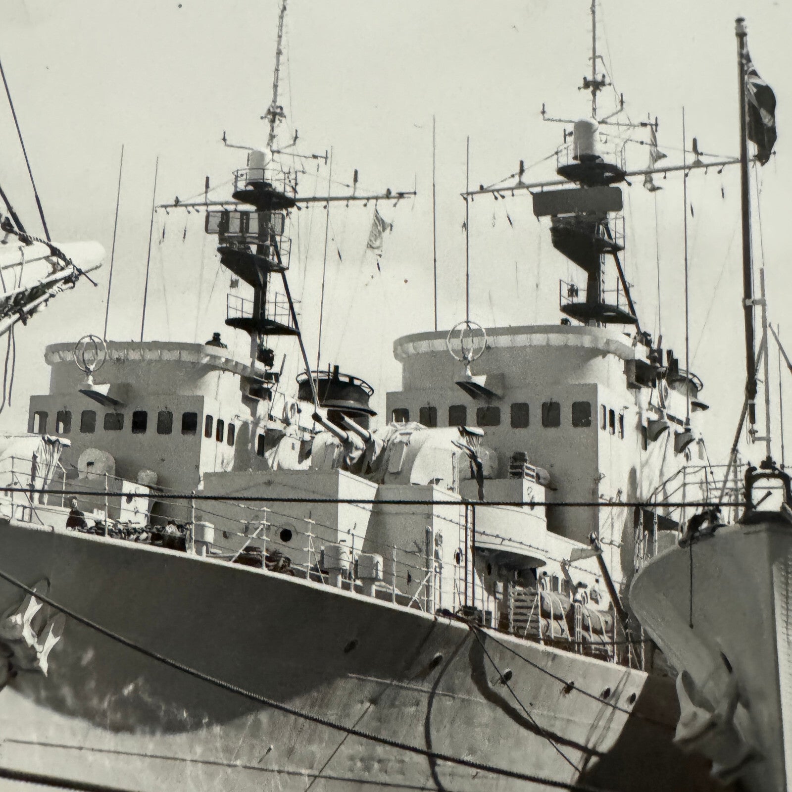 Vintage Military Ship Boat Photo Photograph Royal Canadian Navy