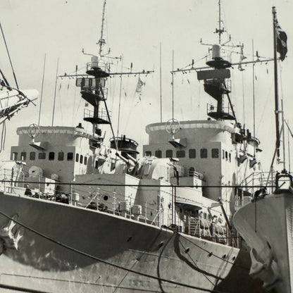Vintage Military Ship Boat Photo Photograph Royal Canadian Navy