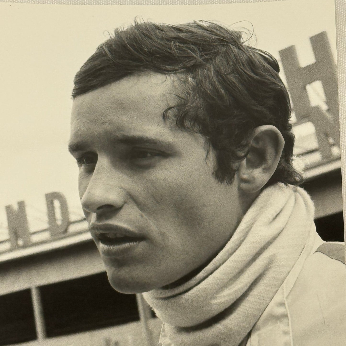 Vintage Racing Photo Jacky Ickx 1969 1000KM Race Motorsport Photograph
