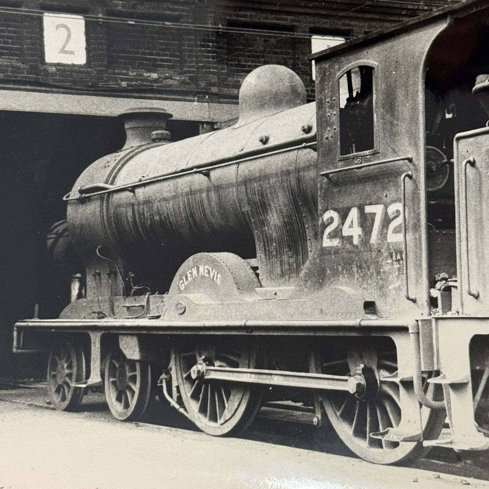 Vintage Train Railway Railroad Rail Photo Photograph Print Glen Nevis 2472