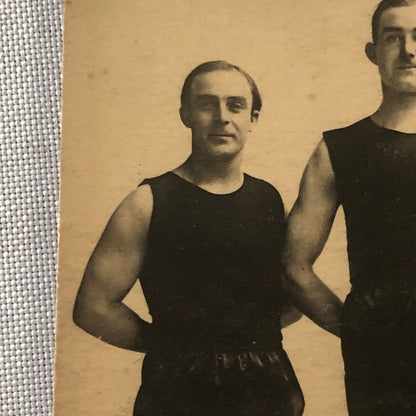 Circus Acrobat Performer Act Postcard Post Card Vintage Acrobatie Trio French