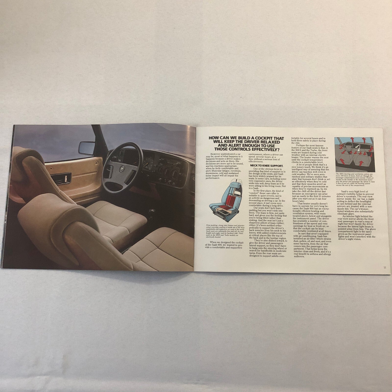 1983 Saab 900 Sales Brochure Catalog Advertising Saab 900 Turbo 900S 900 S