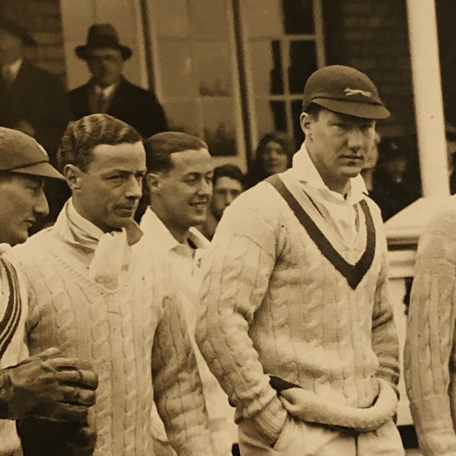Press Photo Photograph Cricket Match West Indies Cricket Team Cricketers 1933