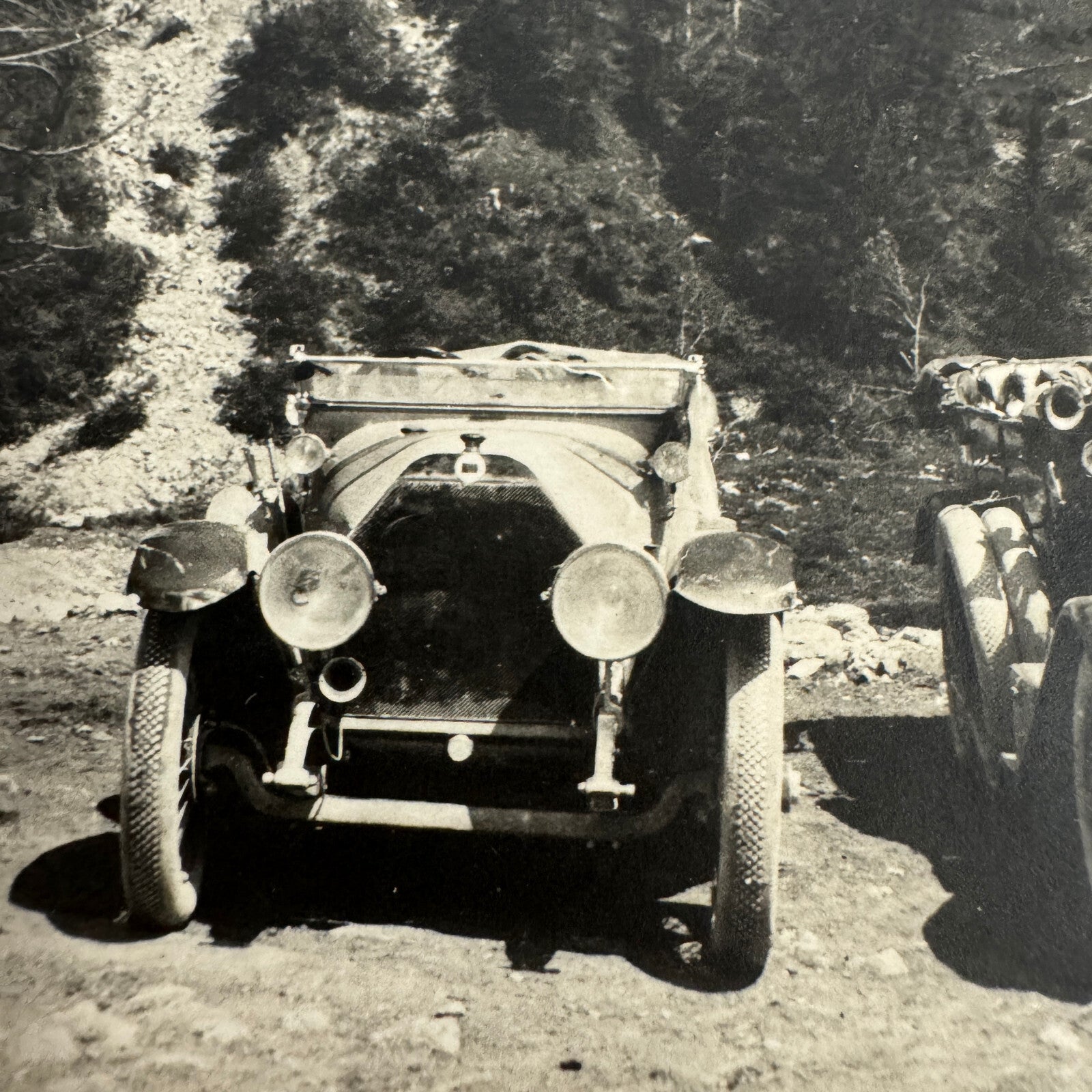 Vintage Car Photo Postcard Post Card RPPC Real Photo Postcard Automobile