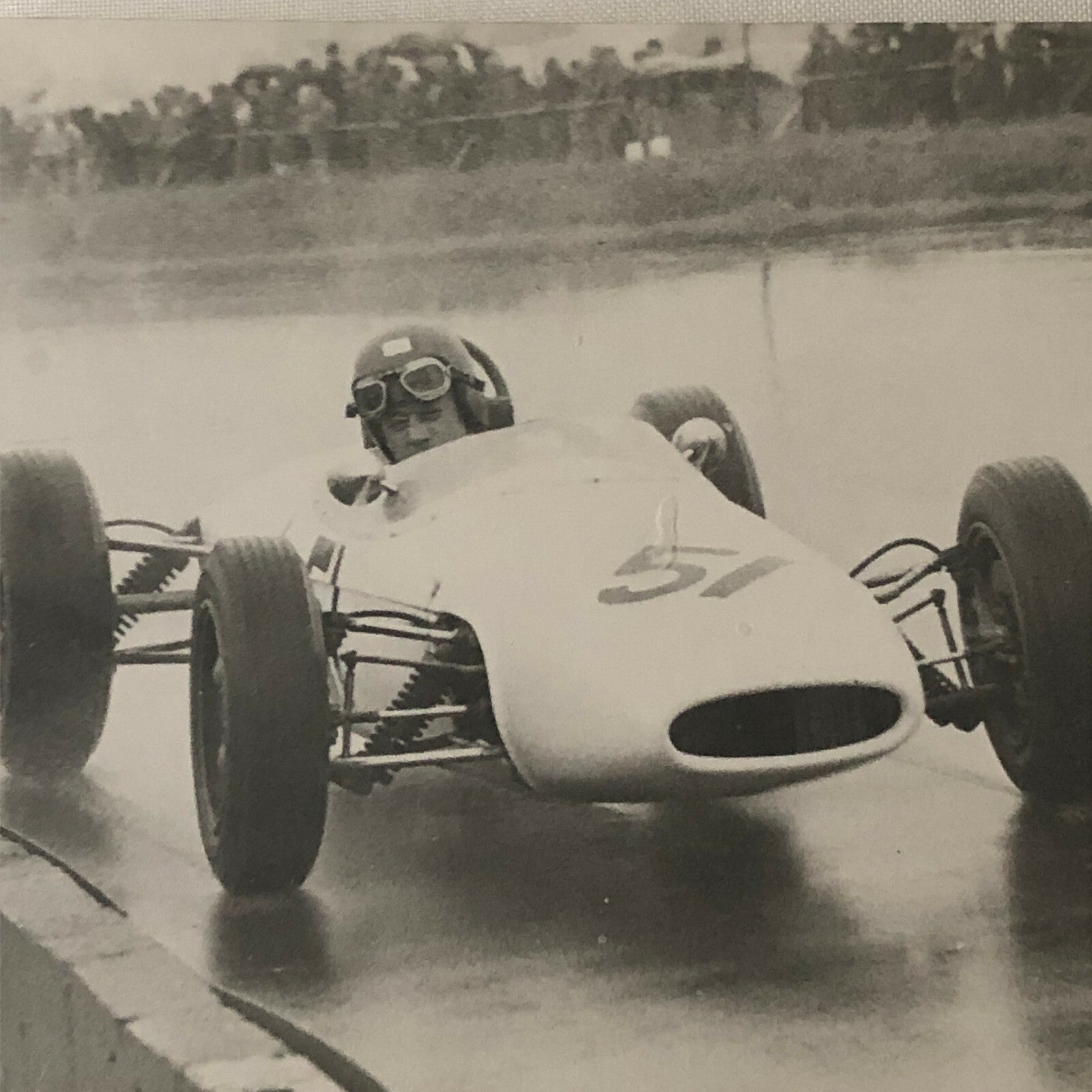 Vintage Grand Prix Racing Car Photo Photograph Print 