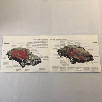1978 Saab Sales Brochure Catalog Advertising 99 GL EMS GLE