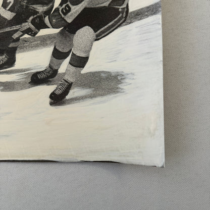 Detroit Red Wings Hockey Player Photo Photograph Vintage Mockup Garry Unger