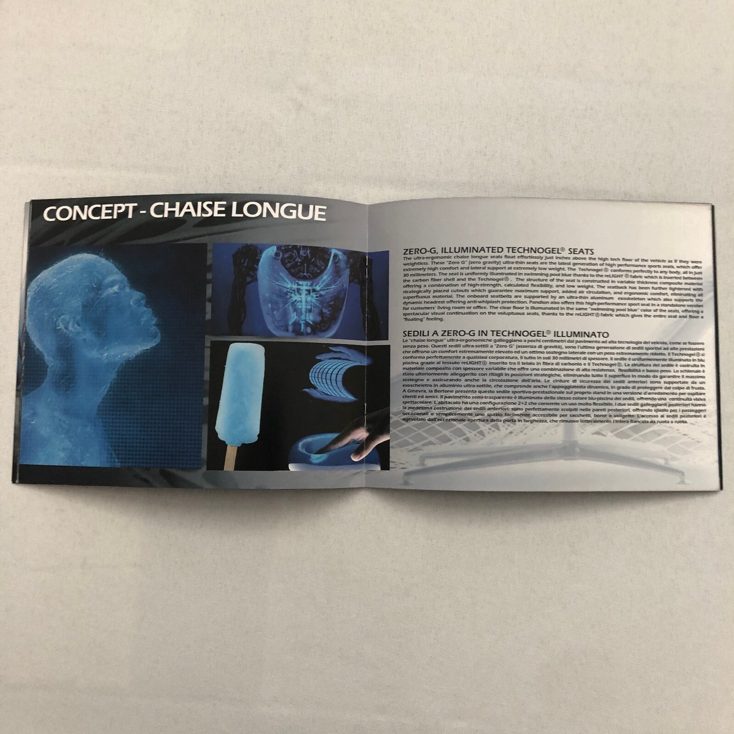 Alfa Romeo Pandion Bertone Concept Car Prototype Sales Brochure Catalog