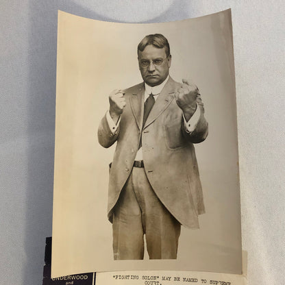 Vintage Press Photo 1933 Senator Hiram Johnson California Political Photograph